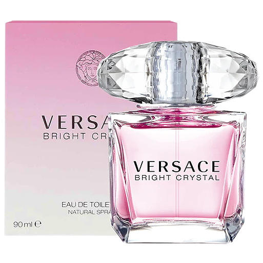 Versace Bright Crystal Eau de Toilette da donna 90 ml scatolato